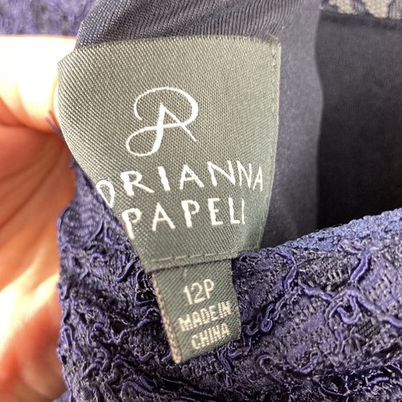 Adrianna Papell Formal Dress with Lace Detail - Picture 5 of 5